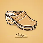 golden-brown clogs image